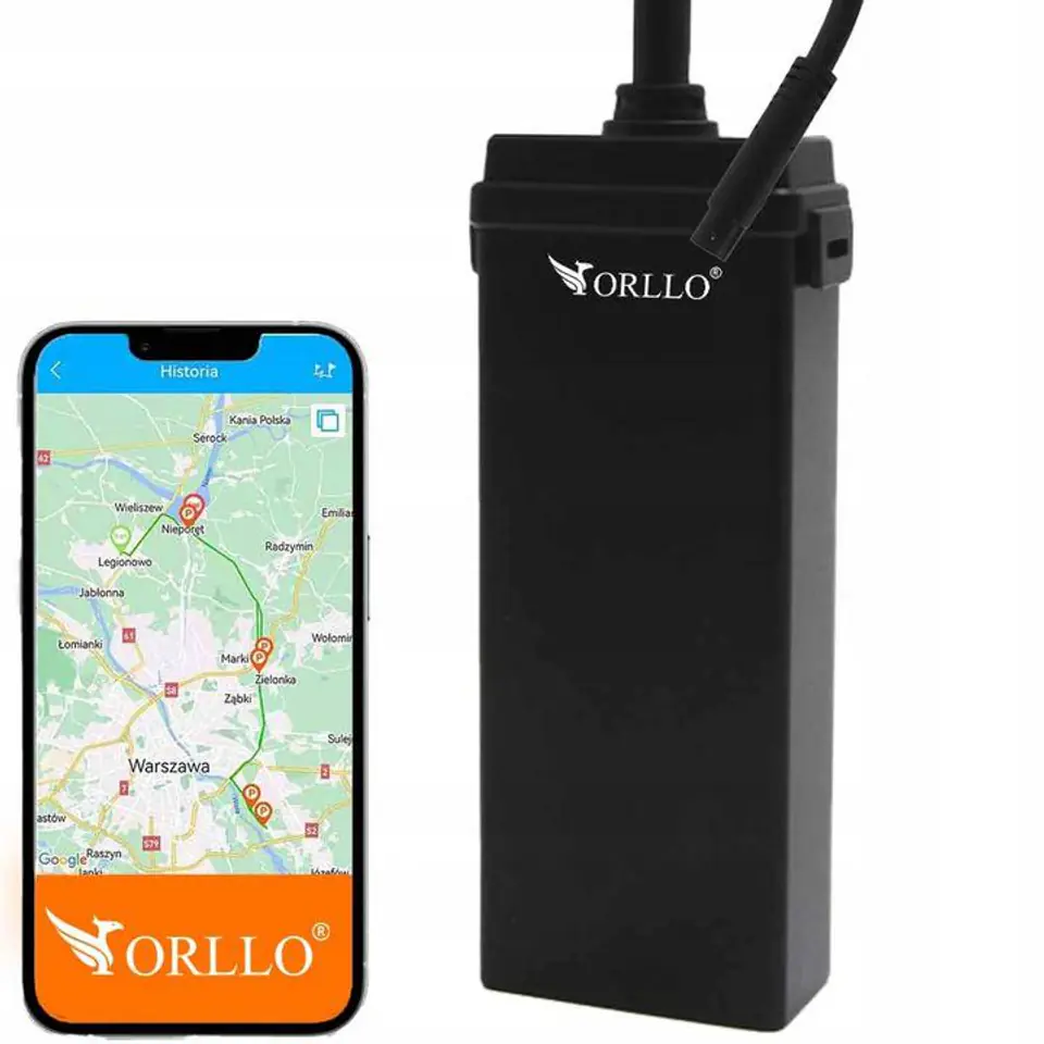 ⁨Lokalizator GPS Nadajnik Alarm Gsm Samochodowy ORLLO CAR TRACK 4G⁩ w sklepie Wasserman.eu