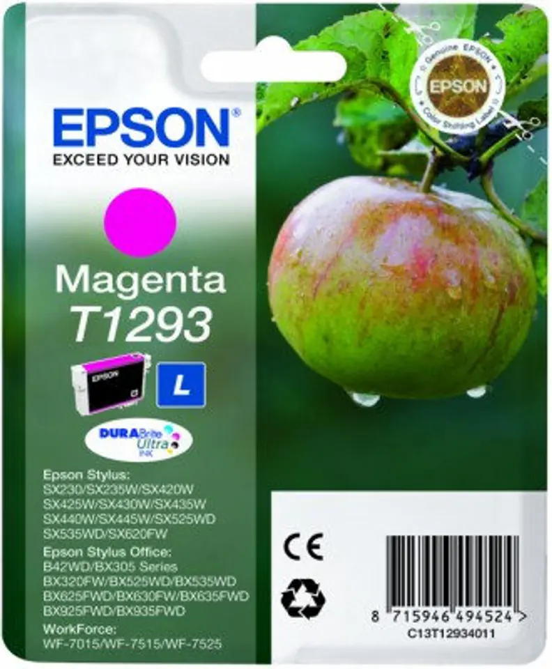 ⁨Cartridge EPSON T1293 C13T12934011⁩ at Wasserman.eu