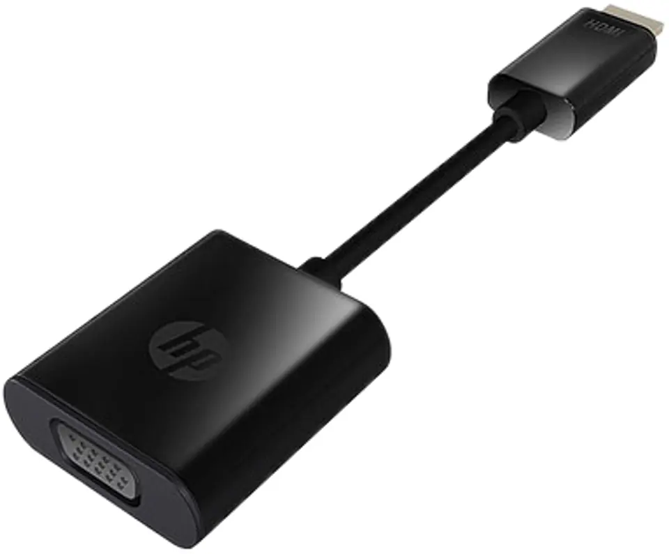 ⁨HP HDMI - VGA HDMI (wtyk) - VGA (gniazdo) H4F02AA⁩ w sklepie Wasserman.eu