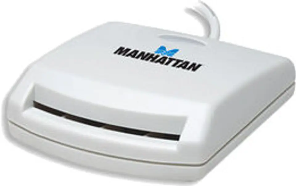 ⁨Czytnik kart pamięci MANHATTAN USB 1.1 172844⁩ w sklepie Wasserman.eu