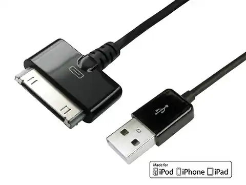 ⁨Kabel USB AKYGA 30-pin Apple Dock 1⁩ w sklepie Wasserman.eu