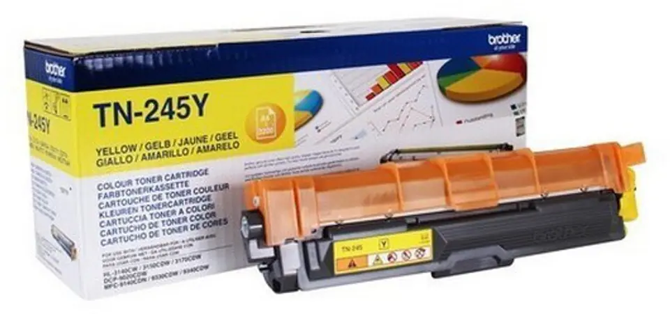 Toner cartridge BROTHER TN245Y at Wasserman.eu