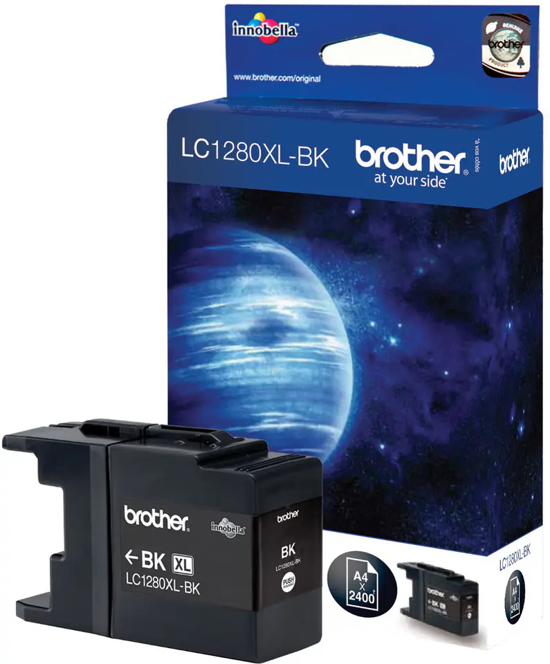 Tusz BROTHER LC1280XL-BK Czarny w sklepie Wasserman.eu