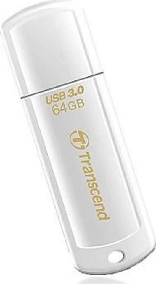 ⁨Pendrive (USB stick) TRANSCEND 64 GB USB 3.0 White⁩ at Wasserman.eu