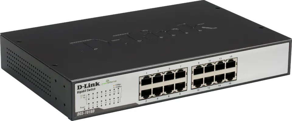 ⁨Przełącznik D-LINK DGS-1016D (16x 1 GbE )⁩ w sklepie Wasserman.eu