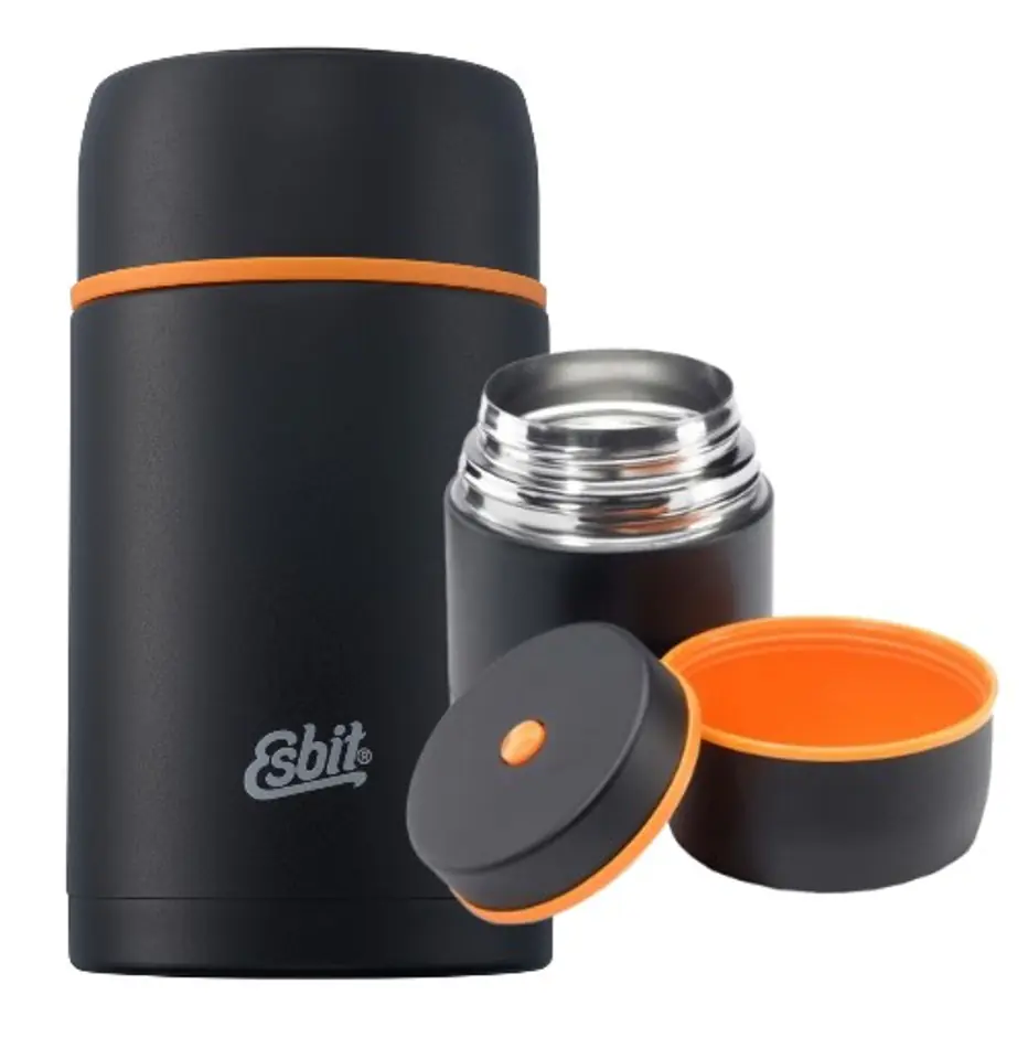 ⁨Esbit food jug dinner thermos 1l - black⁩ at Wasserman.eu