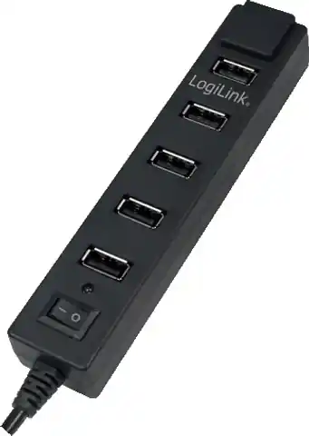⁨Hub USB LOGILINK USB 2.0 Hub 7-Port⁩ w sklepie Wasserman.eu