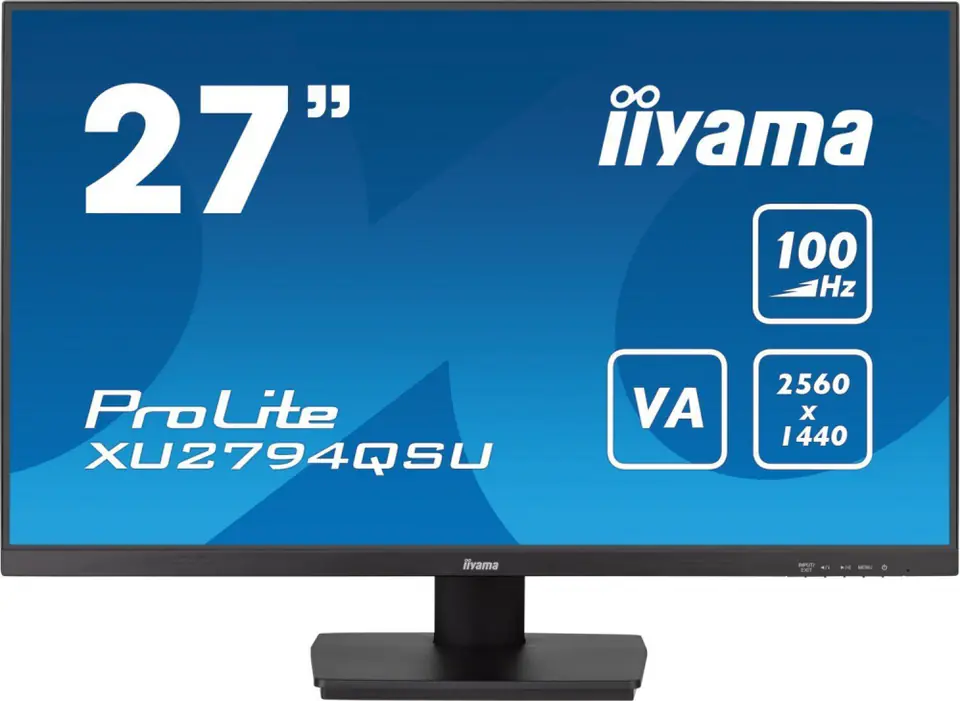⁨Monitor IIYAMA XU2794QSU-B6 (27" /100Hz /2560 x 1440 /Czarny)⁩ w sklepie Wasserman.eu