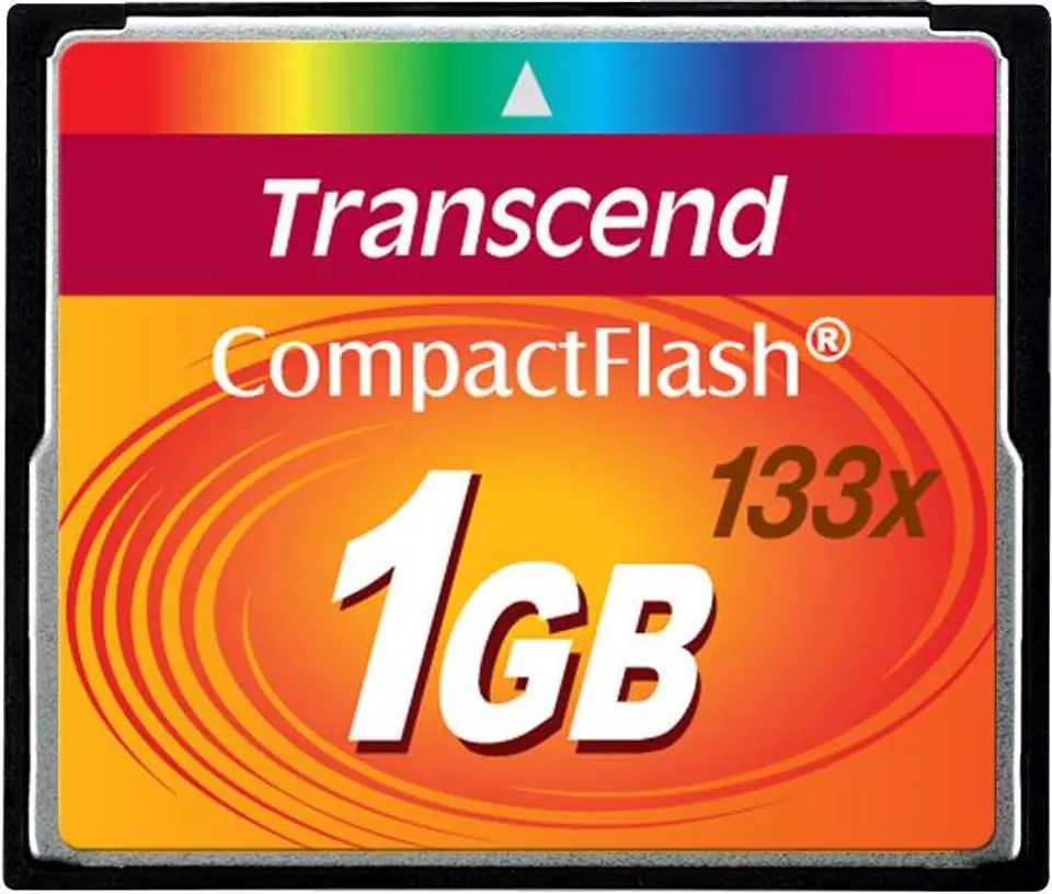 ⁨TRANSCEND CF Memory Card 1 GB Plastic Case⁩ at Wasserman.eu