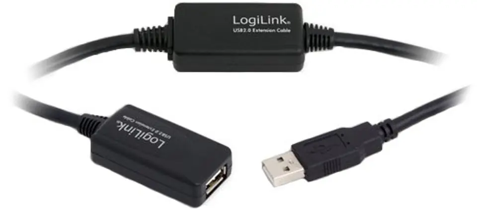 ⁨USB cable LOGILINK USB plug A 20⁩ at Wasserman.eu