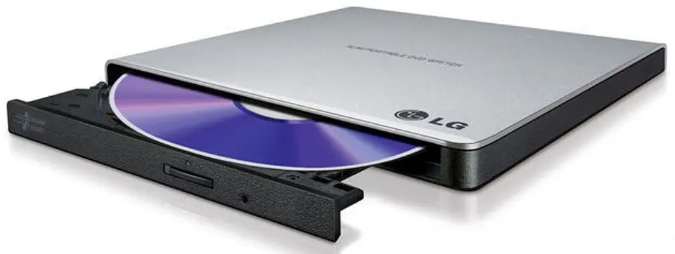 ⁨Optical Drive DVD-RW External USB 2.0 Silver⁩ at Wasserman.eu