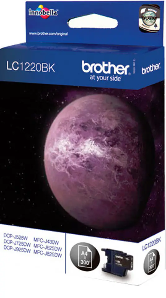 Wkład BROTHER LC1220BK Czarny w sklepie Wasserman.eu