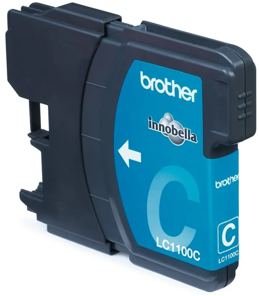 ⁨Wkład BROTHER LC-1100C Cyan LC1100C⁩ w sklepie Wasserman.eu