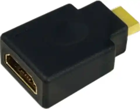 ⁨LOGILINK HDMI - mini HDMI HDMI (socket) - mini HDMI (plug) adapter AH0009⁩ at Wasserman.eu