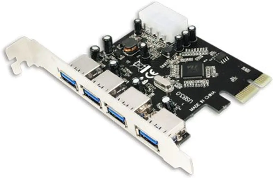 ⁨LOGILINK USB3.0 controller 4-Port PCI-Express Card PC0057 4x USB 3.0⁩ at Wasserman.eu