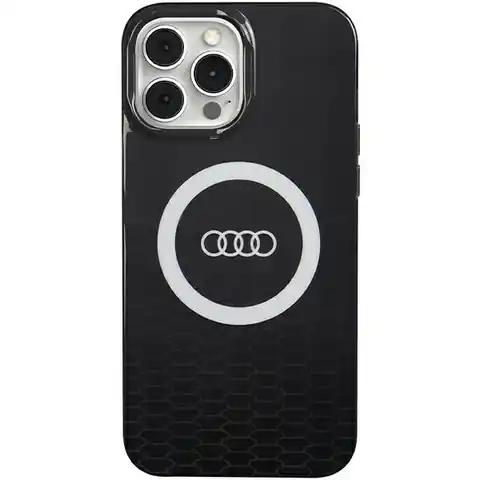 ⁨Audi IML Big Logo MagSafe Case iPhone 13 Pro Max 6.7" czarny/black hardcase AU-IMLMIP13PM-Q5/D2-BK⁩ w sklepie Wasserman.eu