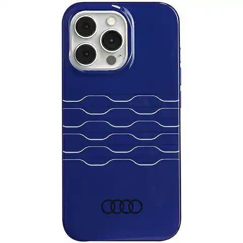 ⁨Audi IML MagSafe Case iPhone 13 Pro Max 6.7" niebieski/navy blue hardcase AU-IMLMIP13PM-A6/D3-BE⁩ w sklepie Wasserman.eu