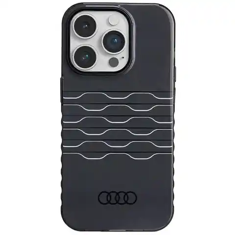 ⁨Audi IML MagSafe Case iPhone 14 Pro 6.1" czarny/black hardcase AU-IMLMIP14P-A6/D3-BK⁩ w sklepie Wasserman.eu