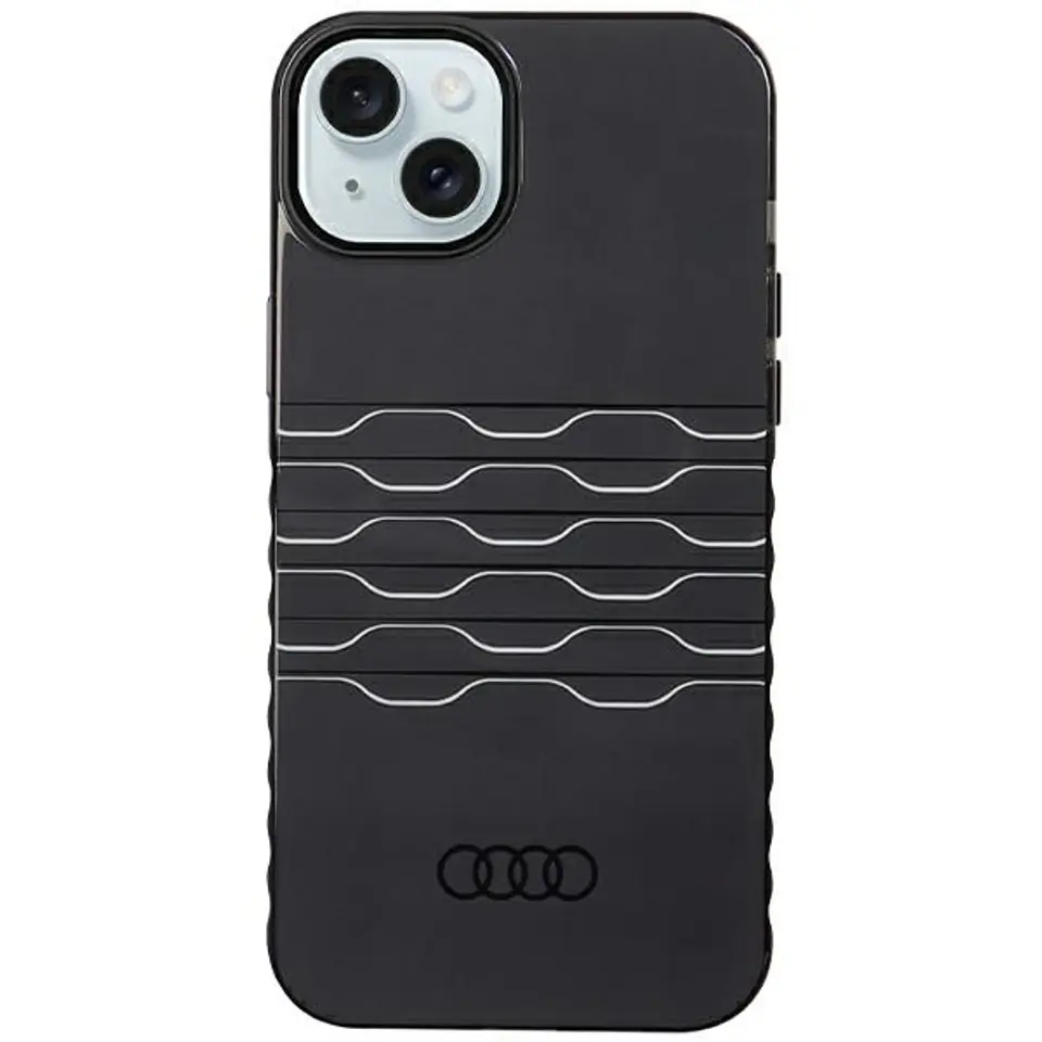 ⁨Audi IML MagSafe Case iPhone 15 Plus / 14 Plus 6.7" czarny/black hardcase AU-IMLMIP15M-A6/D3-BK⁩ w sklepie Wasserman.eu