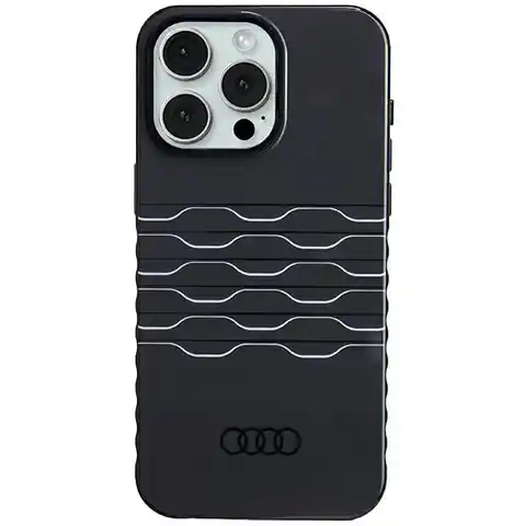 ⁨Audi IML MagSafe Case iPhone 15 Pro Max 6.7" czarny/black hardcase AU-IMLMIP15PM-A6/D3-BK⁩ w sklepie Wasserman.eu