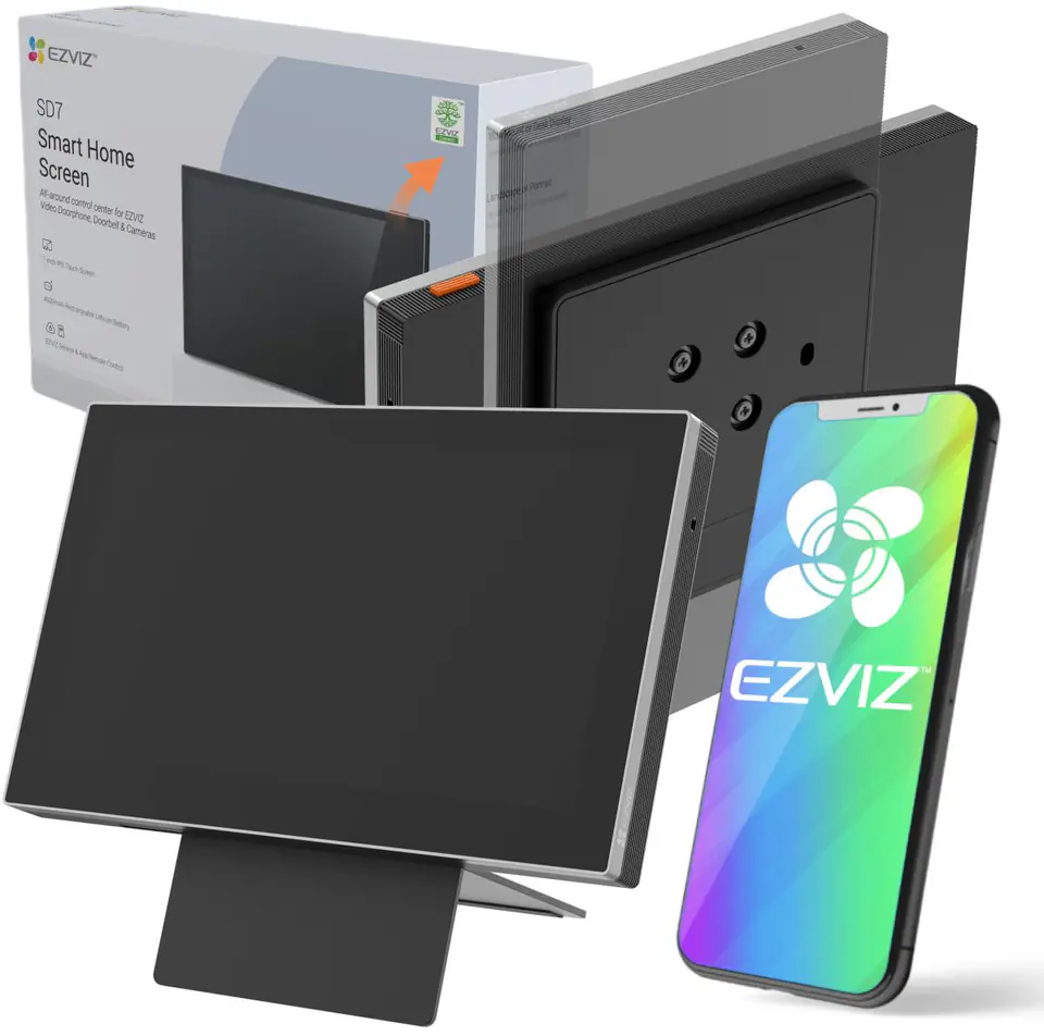 ⁨MONITOR BEZPRZEWODOWY EZVIZ SD7⁩ w sklepie Wasserman.eu