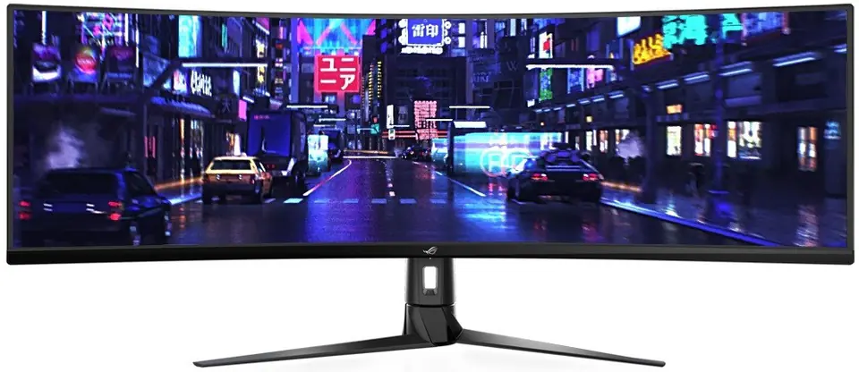 ⁨Monitor ASUS 90LM04H0-B01170 (49" /VA /3840 x 1080 /Czarny )⁩ w sklepie Wasserman.eu