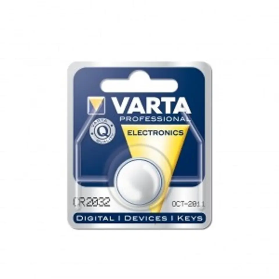 ⁨Baterie VARTA Litowa CR2032 1 szt. BAVA CR2032-10⁩ w sklepie Wasserman.eu