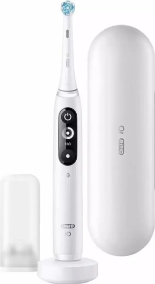 ⁨Szczoteczka elektryczna ORAL-B iO7 Series White Alabaster (Biały) Biały (iO7 Series White Alabaster)⁩ w sklepie Wasserman.eu