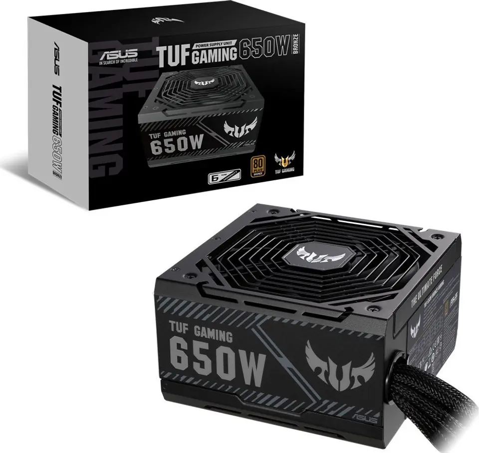 ⁨ASUS TUF-GAMING-650B power supply unit 650 W 20+4 pin ATX ATX Black⁩ at Wasserman.eu