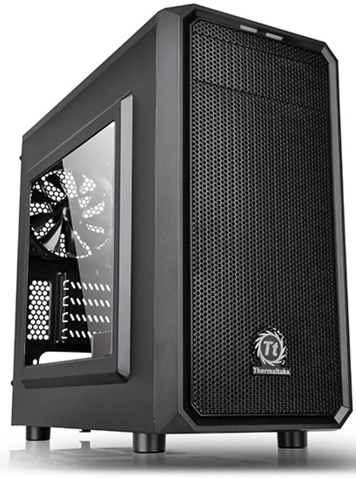 ⁨Versa H15 microATX USB3.0 Window (120 mm), black⁩ at Wasserman.eu