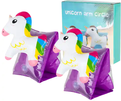 ⁨Butterfly sleeves inflatable for swimming unicorn⁩ at Wasserman.eu