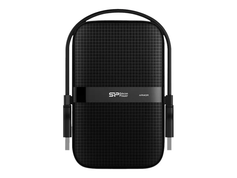 ⁨Silicon Power Armor A60 1TB 2.5" USB 3.2 5400rpm Black External Drive⁩ at Wasserman.eu