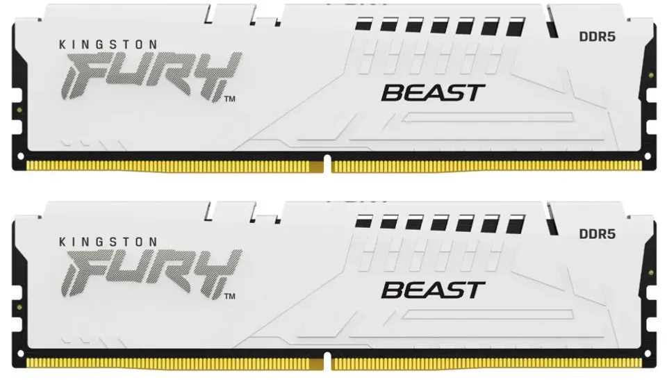 ⁨Kingston Technology FURY Beast 32GB 6000MT/s DDR5 CL36 DIMM (Kit of 2) White EXPO⁩ at Wasserman.eu