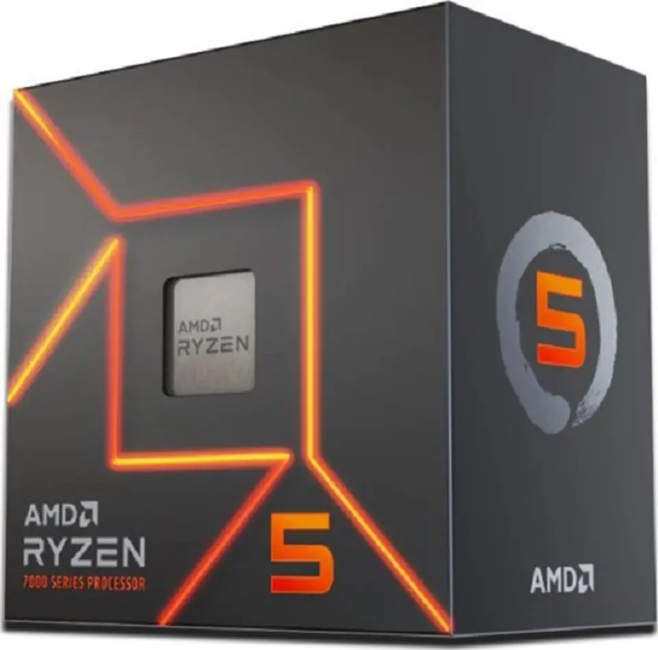 ⁨Procesor AMD Ryzen 5 7600 BOX (3.8 GHz /32 MB /Socket AM5 )⁩ w sklepie Wasserman.eu