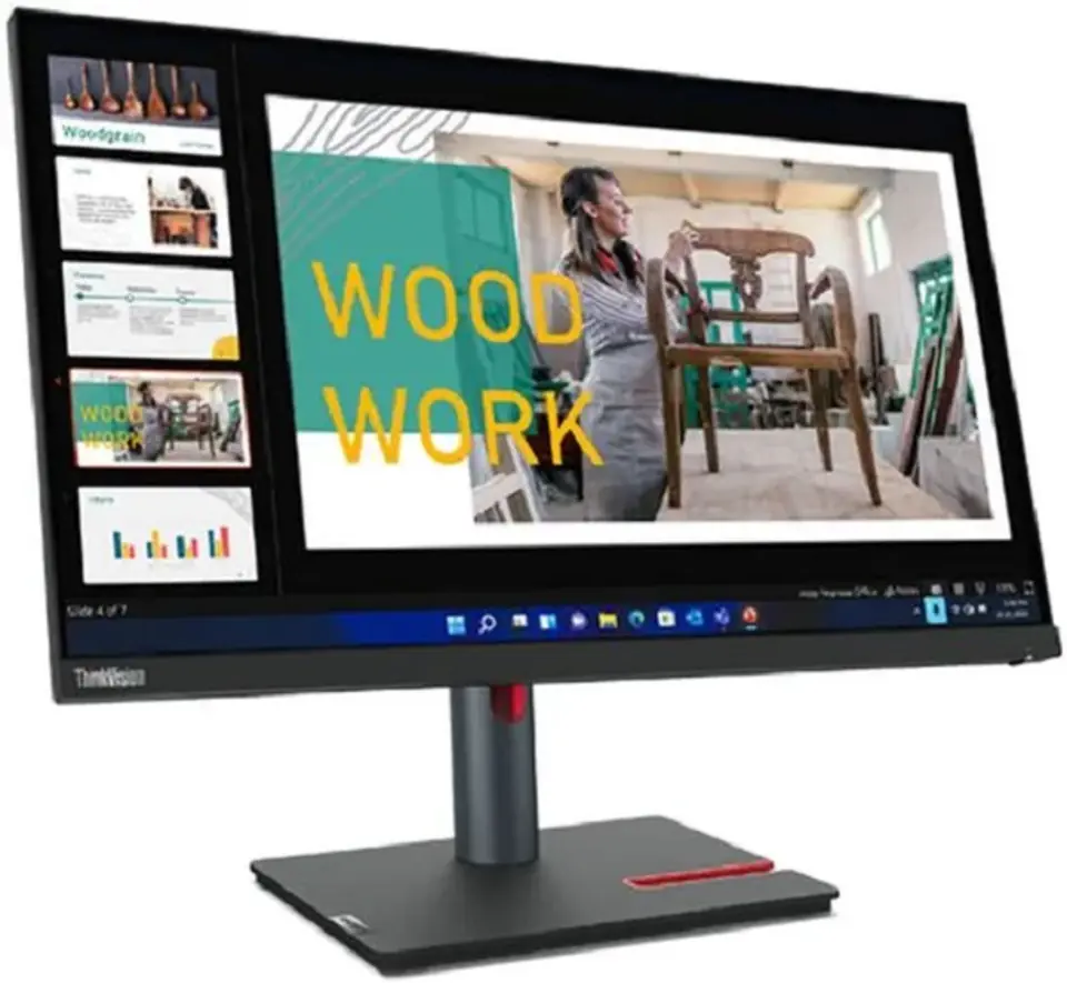 ⁨Monitor LENOVO 63B4GAT6EU (23.8" /60Hz /2560 x 1440 /Czarny)⁩ w sklepie Wasserman.eu