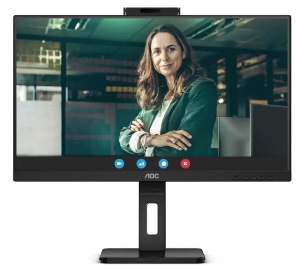 ⁨Monitor AOC Q27P3QW (27" /75Hz /2560 x 1440 /Czarny)⁩ w sklepie Wasserman.eu