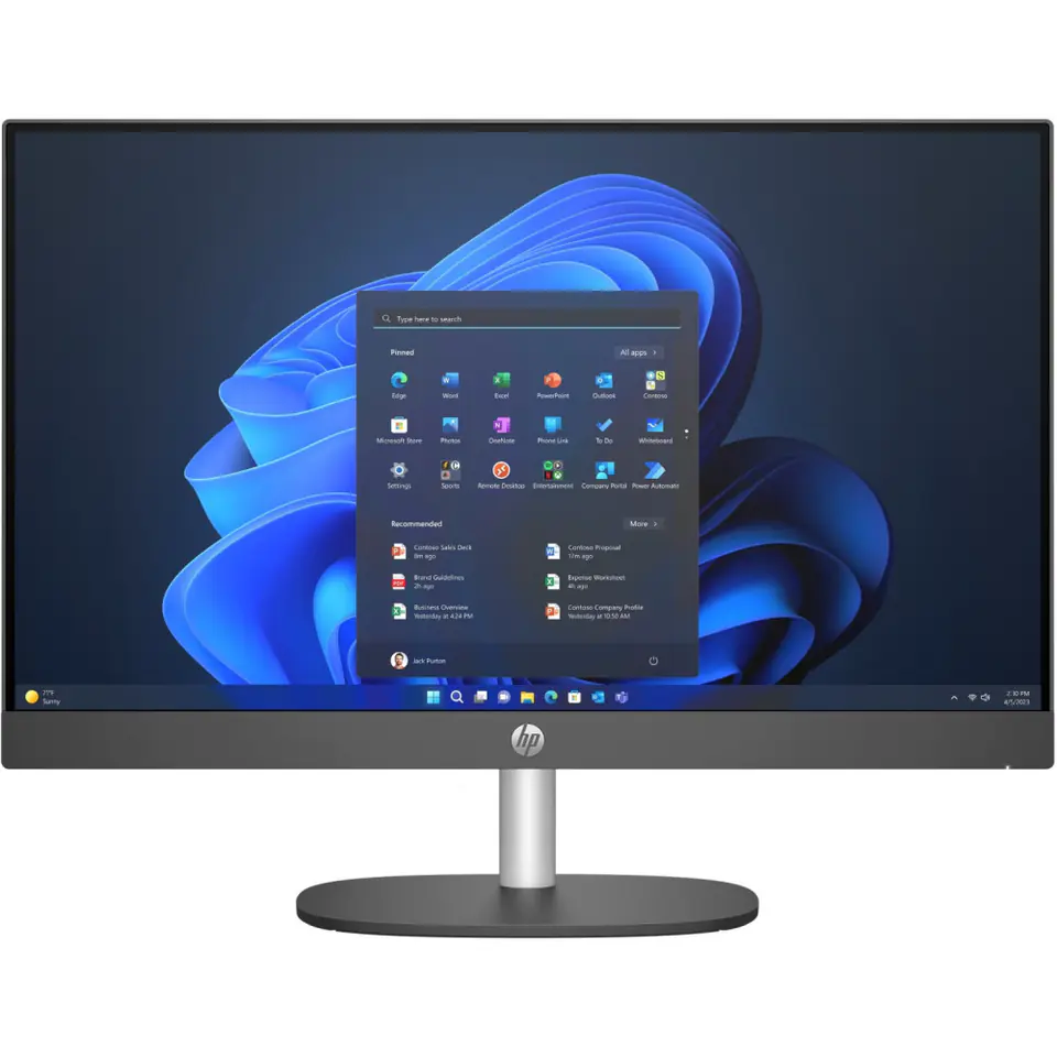 ⁨Komputer All-in-One HP ProOne 240 G10 (23.8"/I5-1335U/IRIS XE/16GB/SSD512GB/W11P)⁩ w sklepie Wasserman.eu