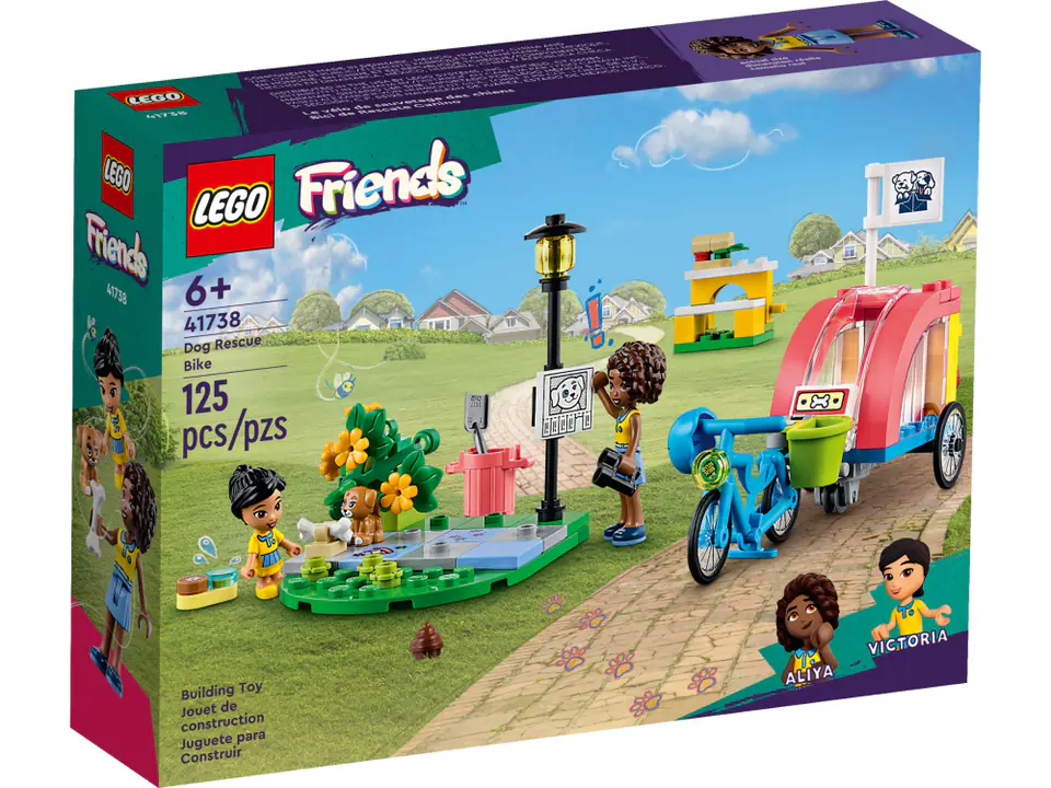 ⁨LEGO Friends Dog Rescue Bicycle 41738⁩ at Wasserman.eu