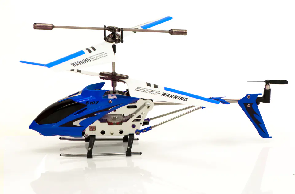 ⁨Helikopter zdalnie sterowany na pilota RC SYMA S107G niebieski⁩ w sklepie Wasserman.eu