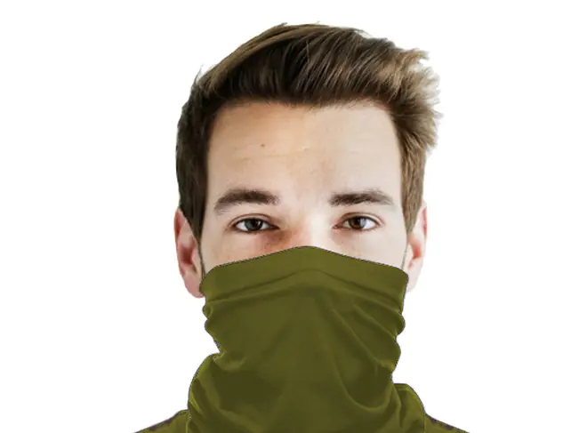 Komin na twarz chusta wielofunkcyjna zielony w sklepie Wasserman.eu