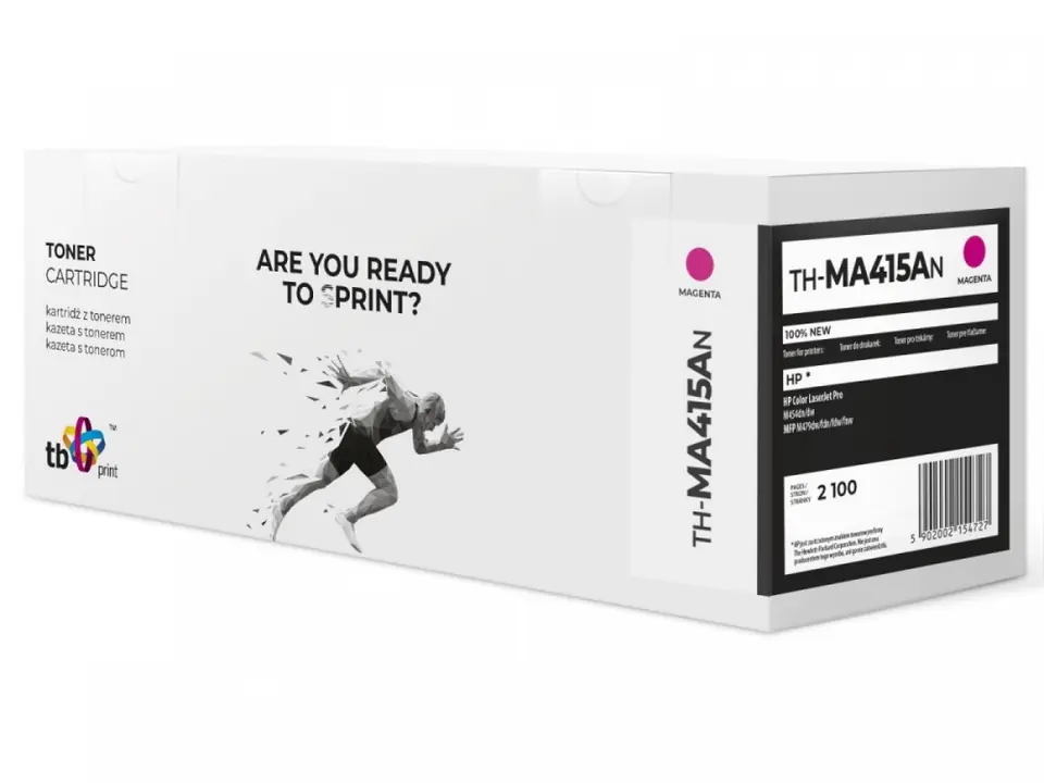 Toner for HP Color LJ Pro W2033A TH-MA415AN 100% new magenta at Wasserman.eu