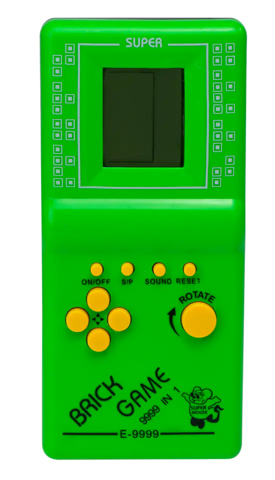 ⁨Gra Gierka Elektroniczna Tetris 9999in1 zielona⁩ w sklepie Wasserman.eu