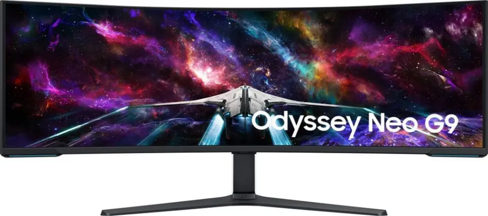 ⁨Monitor SAMSUNG LS57CG952NUXEN (57" /7680 x 2160 /Czarno-biały)⁩ w sklepie Wasserman.eu