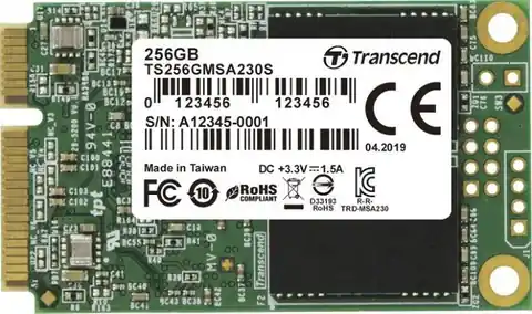 ⁨Dysk SSD TRANSCEND TS256GMSA230S 230S (2.5″ /256 GB /SATA III (6 Gb/s) /530MB/s /400MB/s)⁩ w sklepie Wasserman.eu