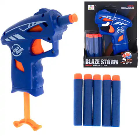 ⁨Pistolet na piankowe strzałki automat Blaze Storm + 5 strzałek⁩ w sklepie Wasserman.eu