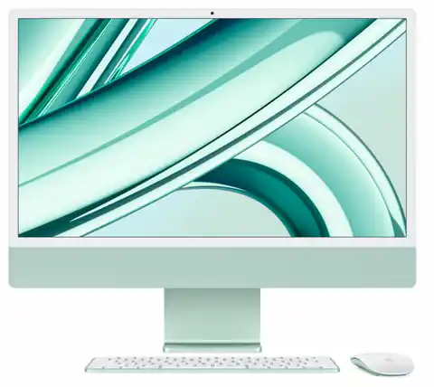 ⁨Komputer All-in-One APPLE iMac 24 Zielony (8GB/SSD256GB)⁩ w sklepie Wasserman.eu