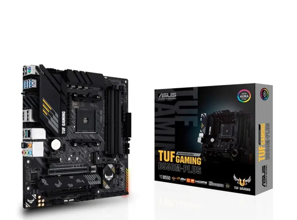 ⁨Płyta główna ASUS TUF GAMING B550M-PLUS (Socket AM4 /micro ATX)⁩ w sklepie Wasserman.eu