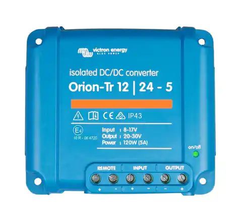 ⁨Victron Energy Orion-Tr 12/24-5A 120 W automotive inverter (ORI122410110)⁩ at Wasserman.eu