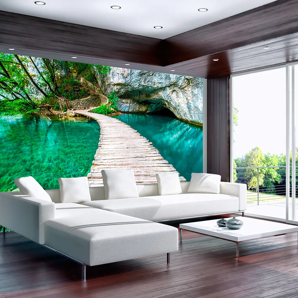 ⁨Wall mural - National Park, Plitvice Lakes, Croatia (size 100x70)⁩ at Wasserman.eu