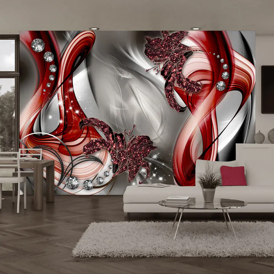 ⁨Self-adhesive wall mural - Love music (size 98x70)⁩ at Wasserman.eu